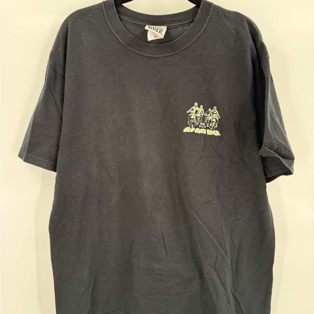 Old Guys Rule black graphic tee, men’s xl, 100% cotton
